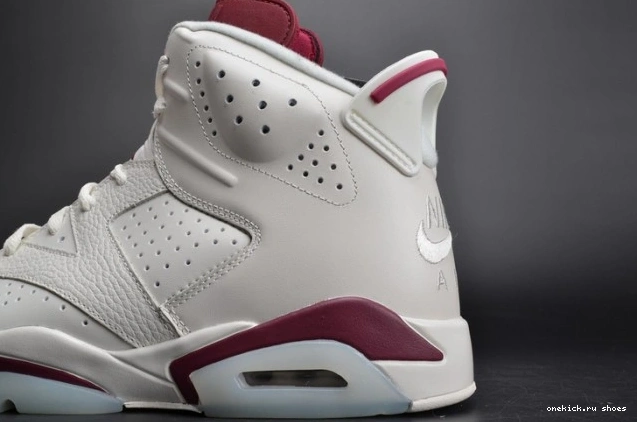 Cheap white Air Retro Jordan 384664-116 Maroon 6 0605